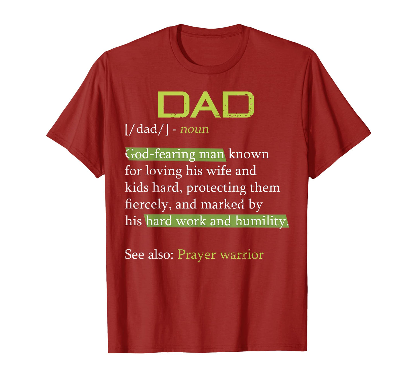 Papa Husband Spiritual Pastor Worship Leader Jesus Mens Christian Dad Definition God Religious Roman Catholic Father T-Shirt Black