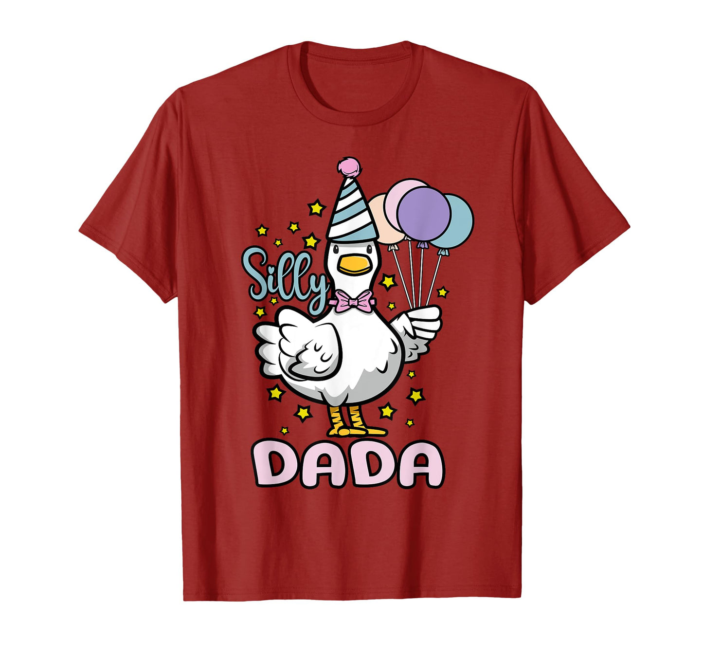 Silly Dada Goose Silliest Birthday Party Family Matching T-Shirt