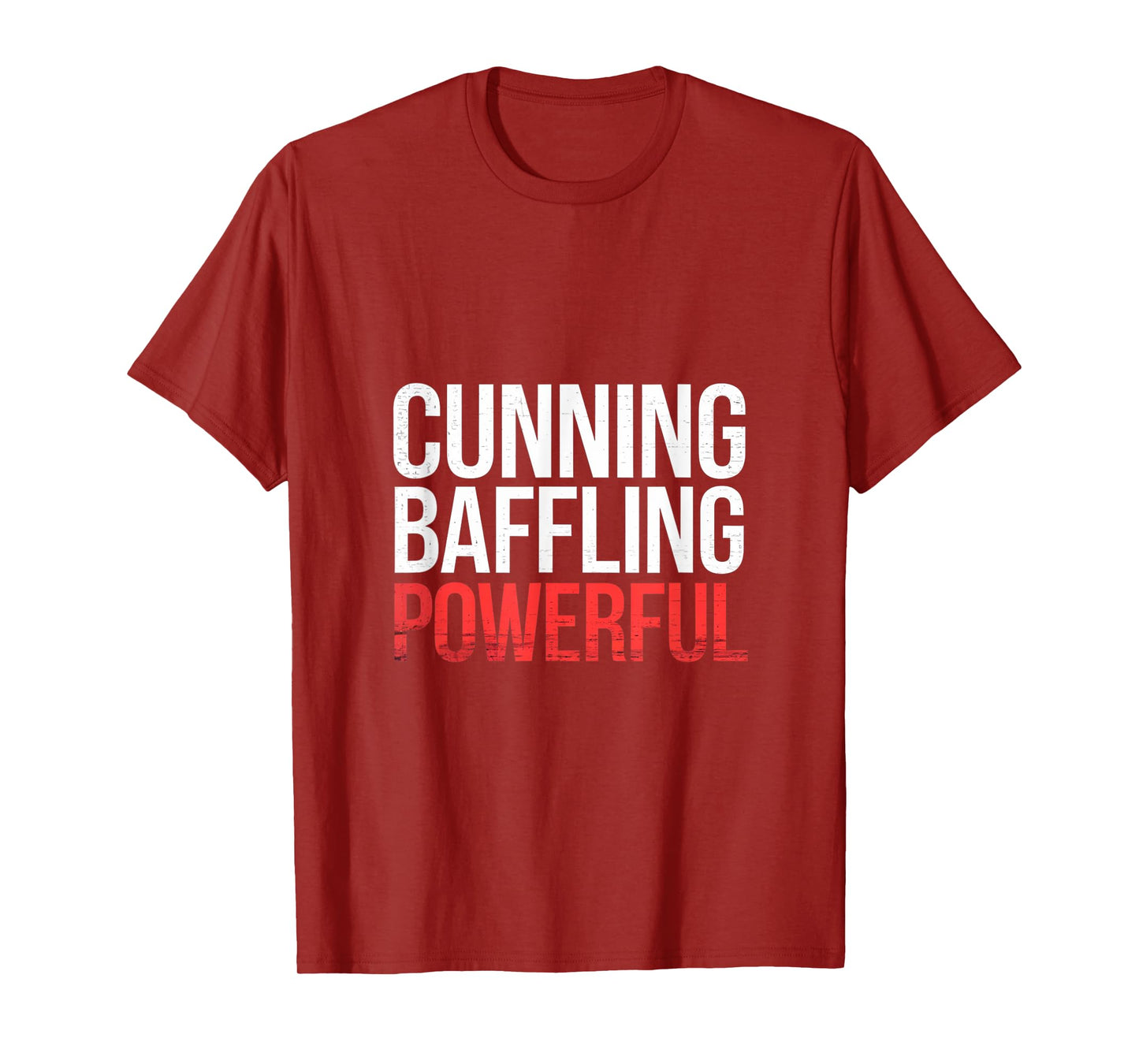 Cunning Baffling Powerful Alcoholism Journey Recovery ----- T-Shirt