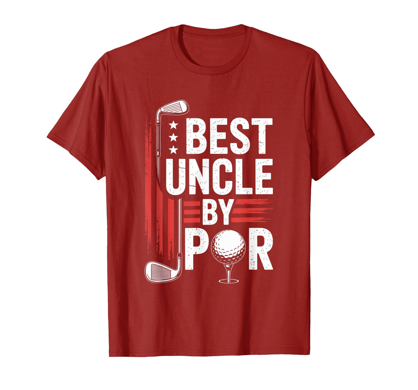 Uncle Golf Best Uncle by Par Funny Golfing Baby Announcement T-Shirt