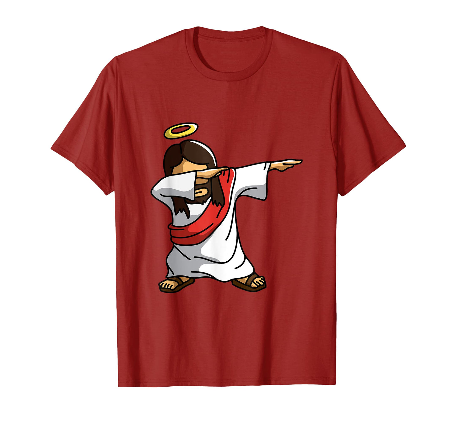 Dabbing Jesus T-Shirt Funny Dancing Christian Christmas Gift T-Shirt
