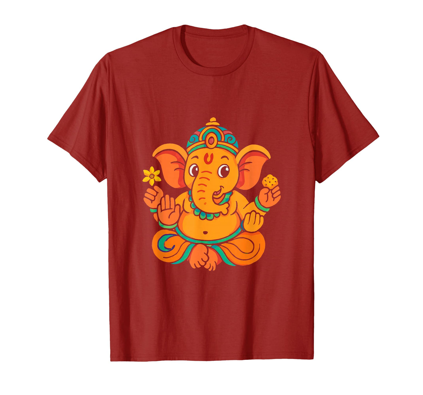 Ganesh Symbol Yoga Hindu Elephant God Ganesha Puja T-Shirt