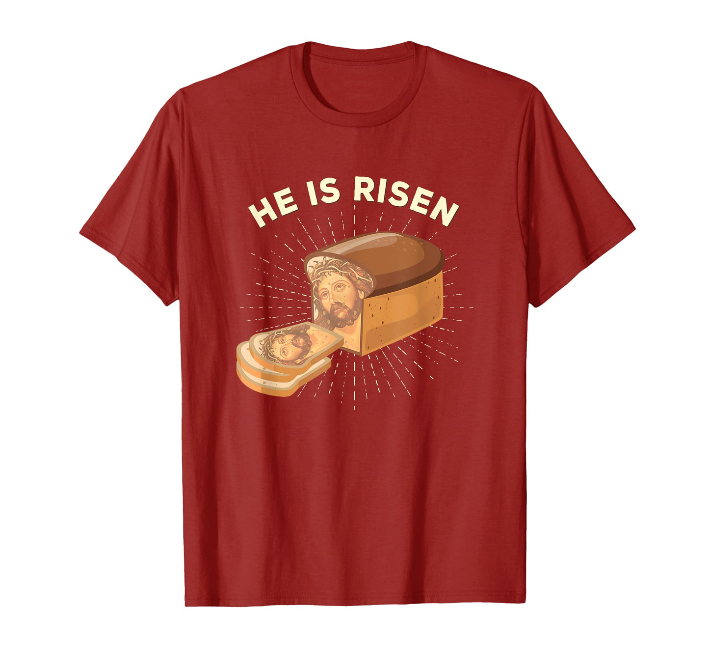 He is Risen Jesus Christ Easter Word Game Bread Baker T-Shirt