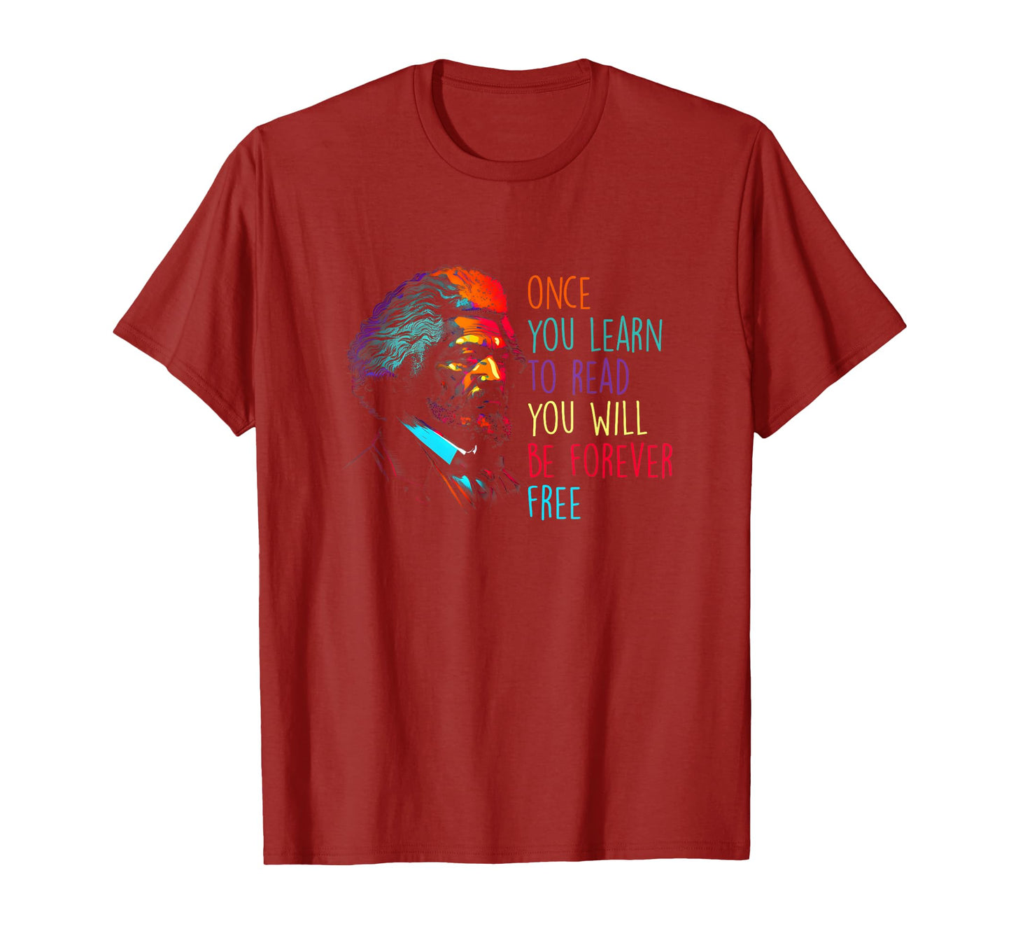 Frederick Douglass Black Leader Quote Black 4th of July T-Shirt