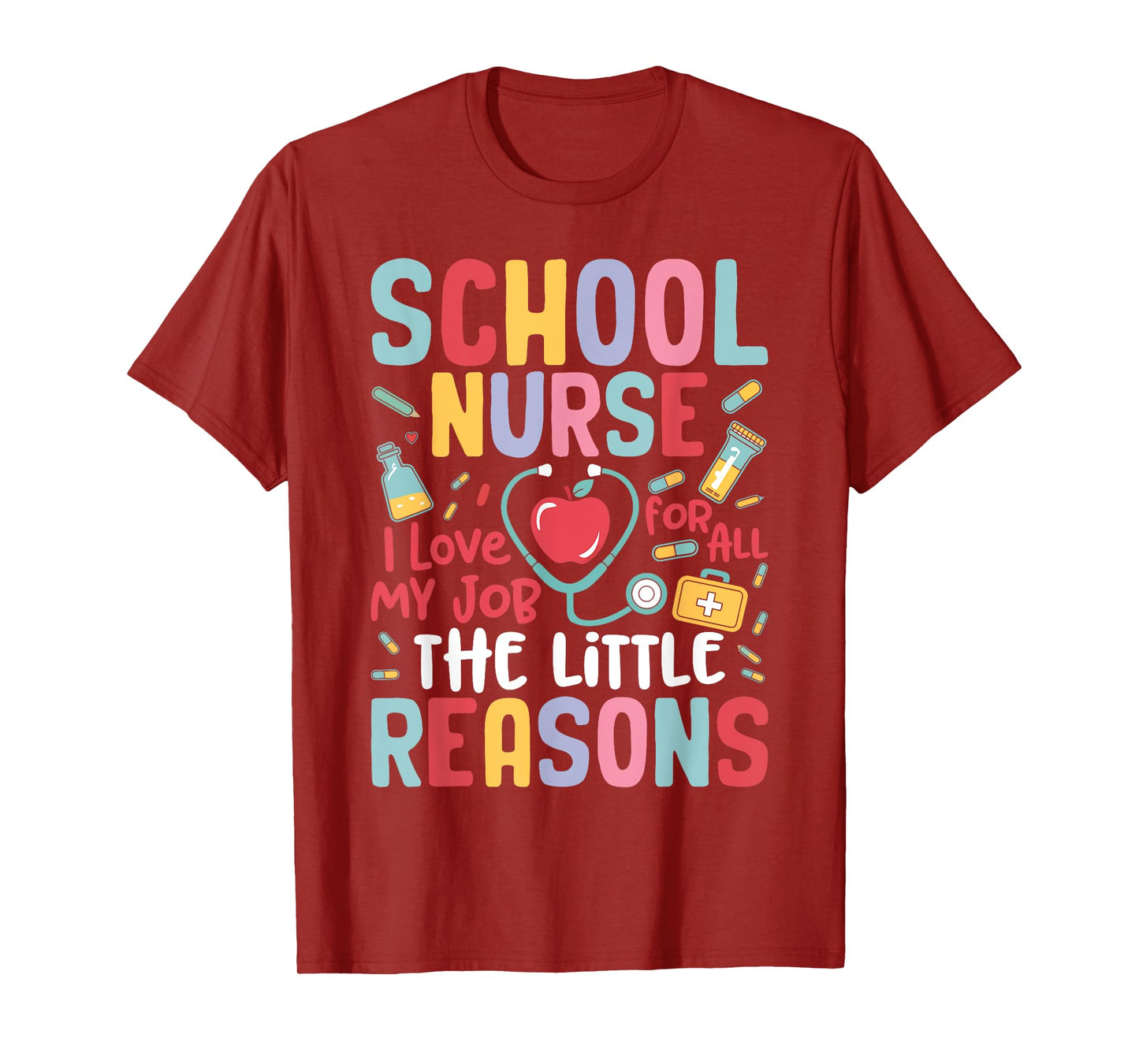 School Nurse Appreciation Nursing Elementary School Nurse T-Shirt