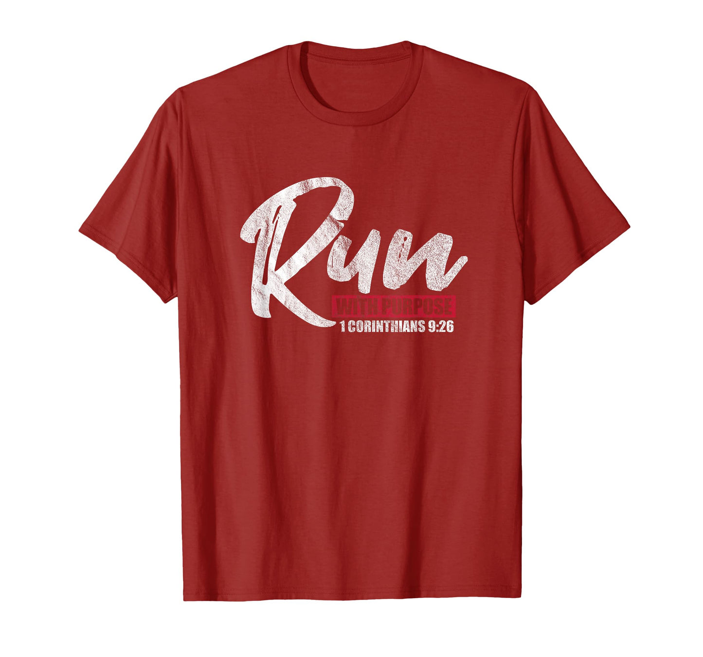 1 Corinthians 9:26 Christian Faith Running Runner T-Shirt