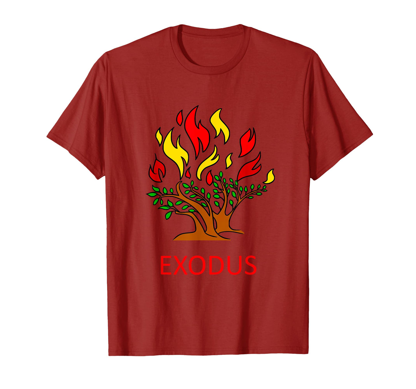 The Burning Bush - Moses Old Testament Bible - Exodus T-Shirt