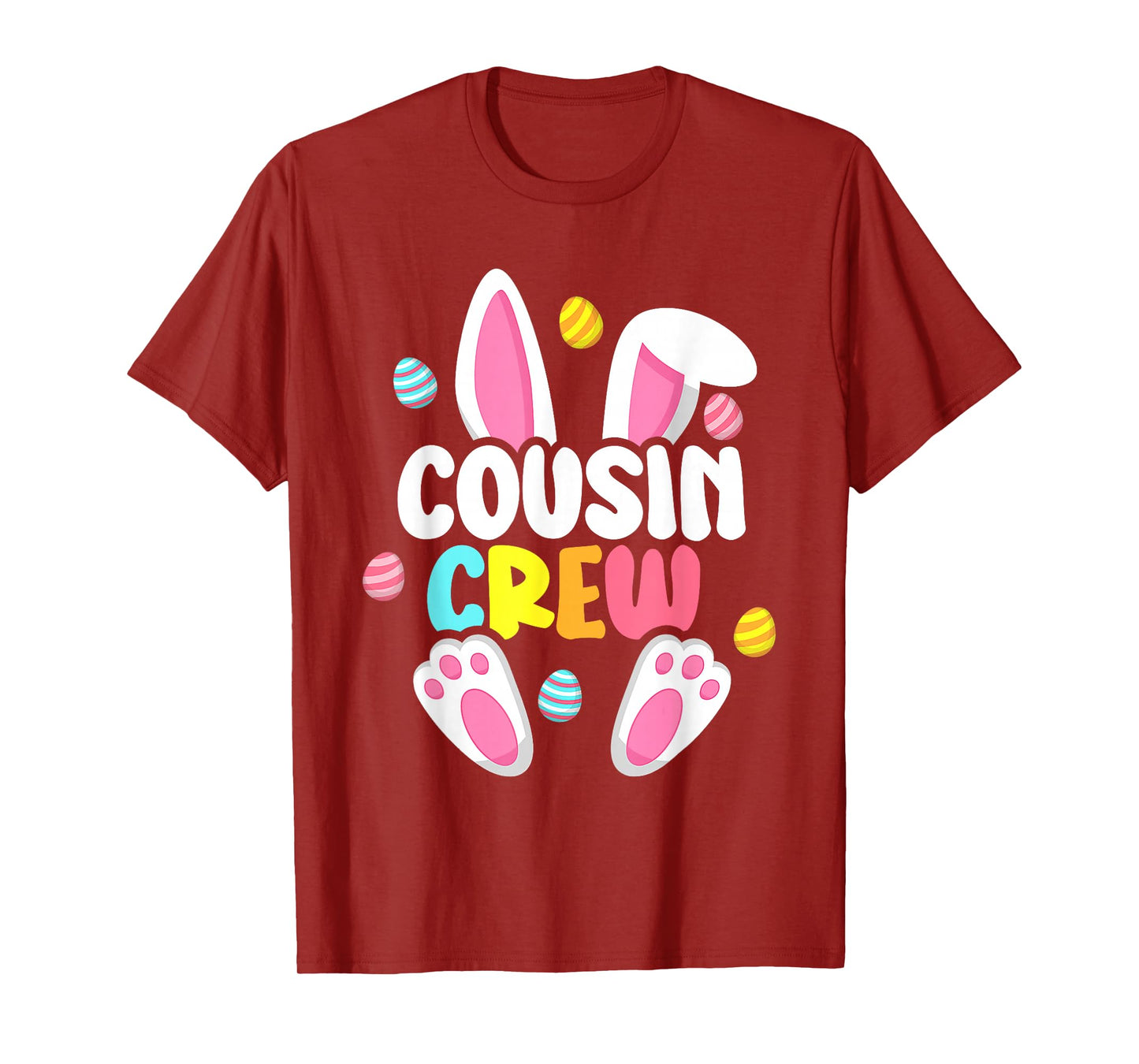 Cousin Crew Family Matching Bunny Easter Day Egg Hunt Group T-Shirt