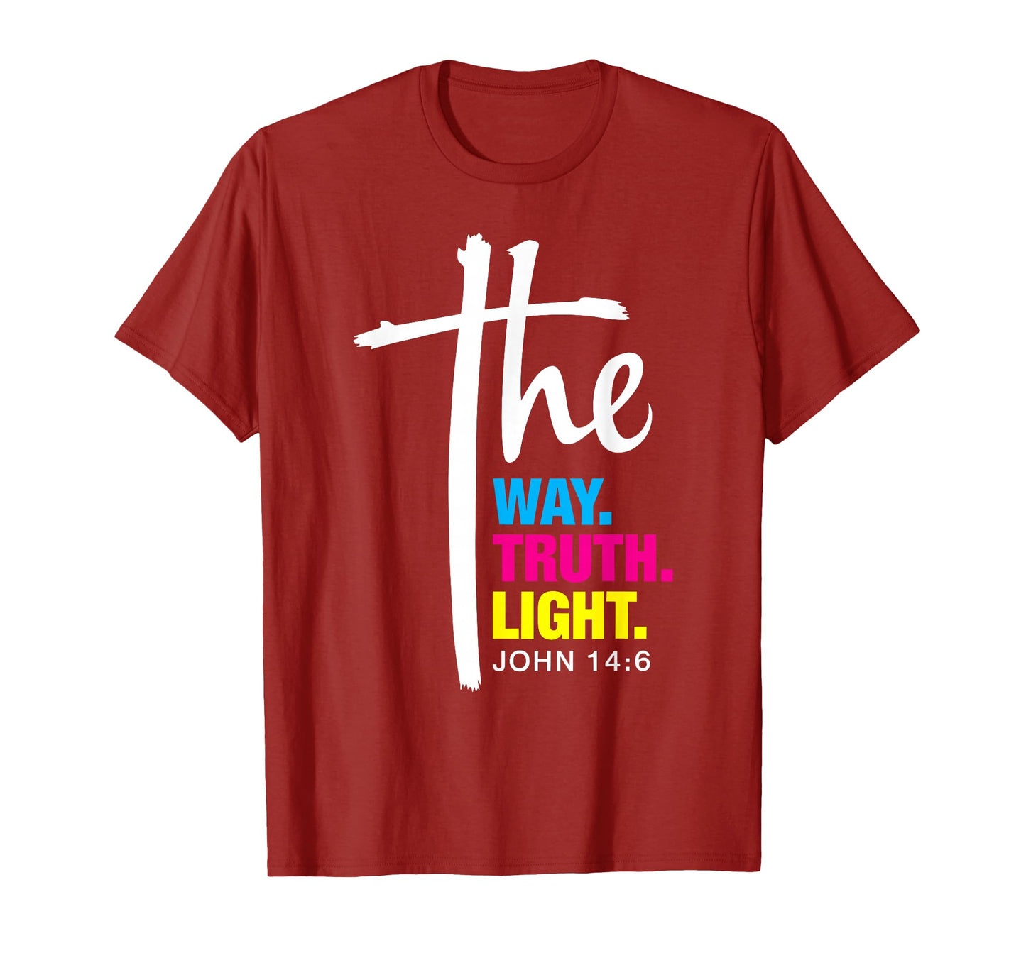 The Way, the Truth & the Life Colorful Design T-Shirt