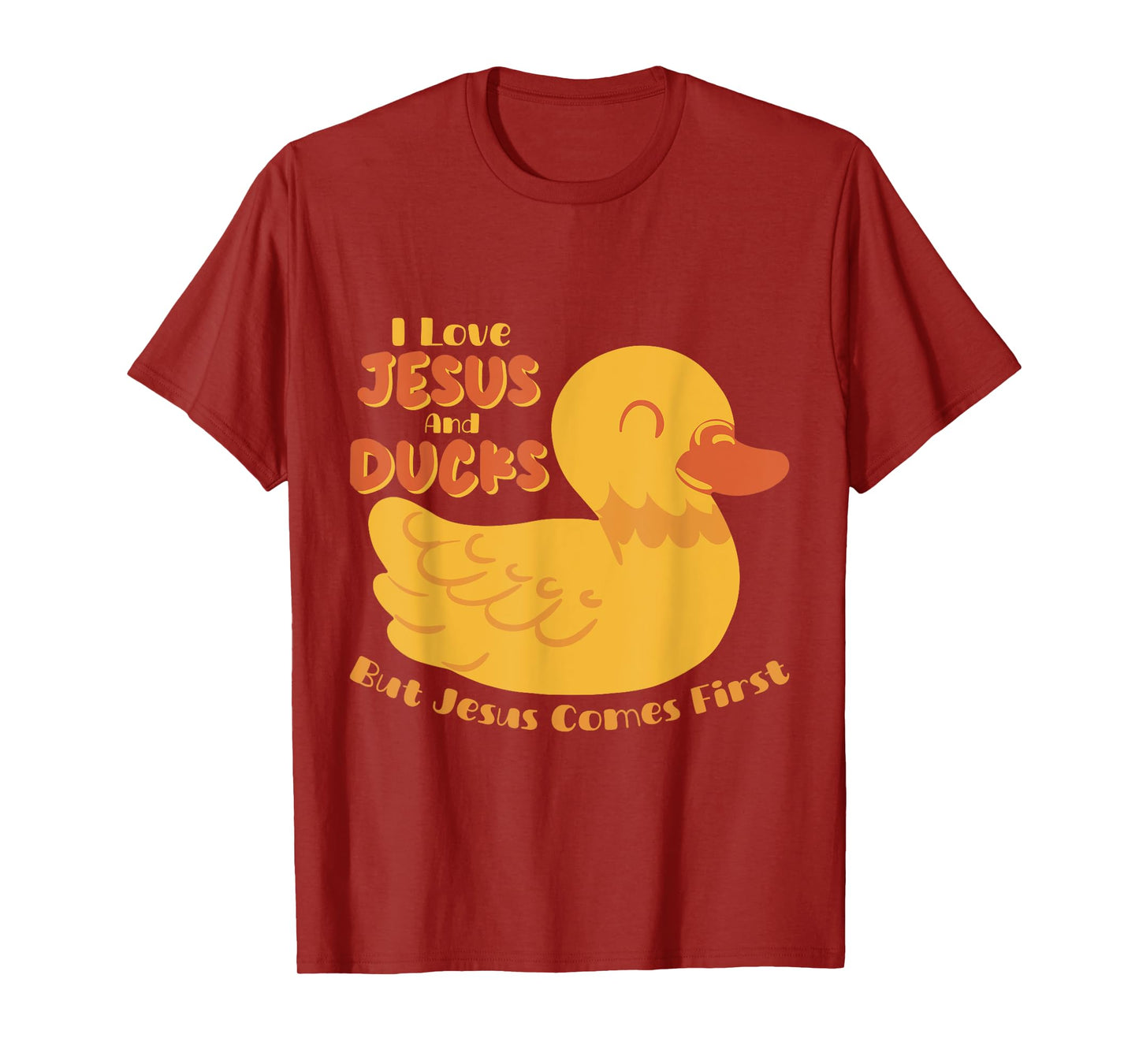Ducks Lover Christian Religion Faith Jesus Catholic T-Shirt