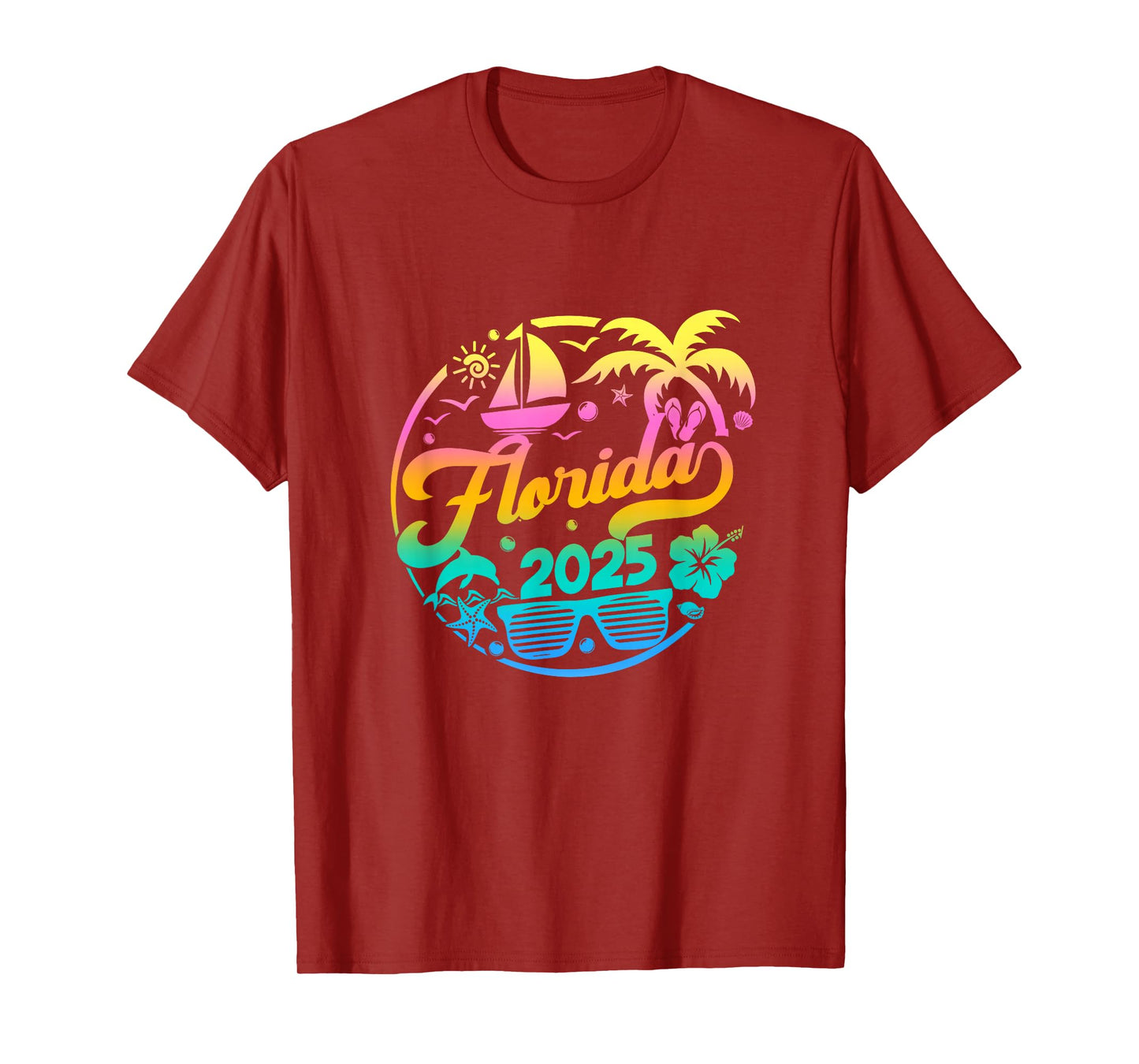 Florida 2025 Family Vacation Beach Matching Group T-Shirt