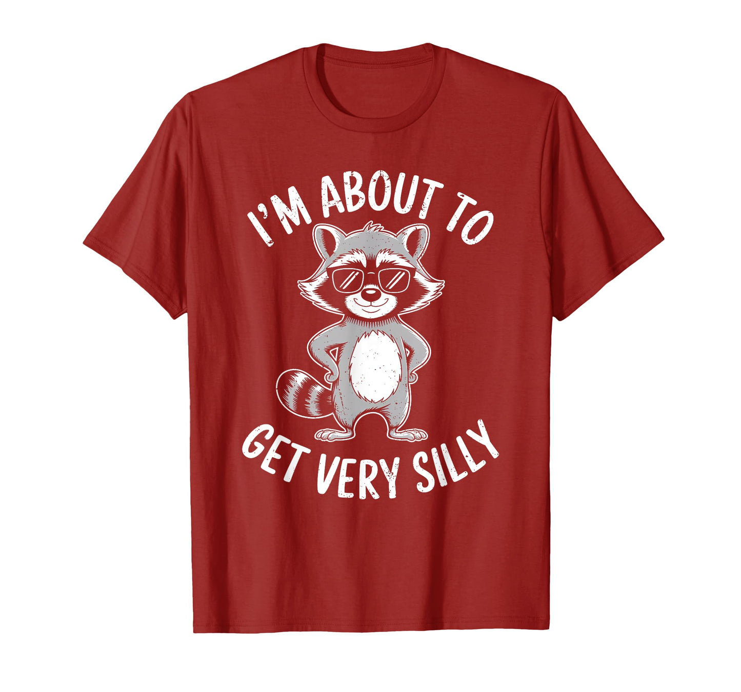 Funny Retro Feral Raccoon Lover I'm About to Get Very Silly T-Shirt