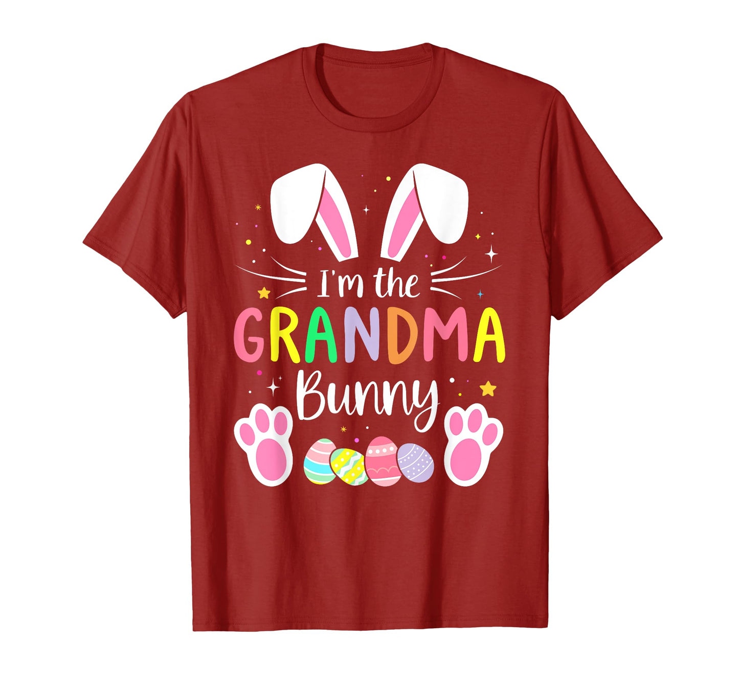 Im the grandma bunny funny matching easter family T-Shirt