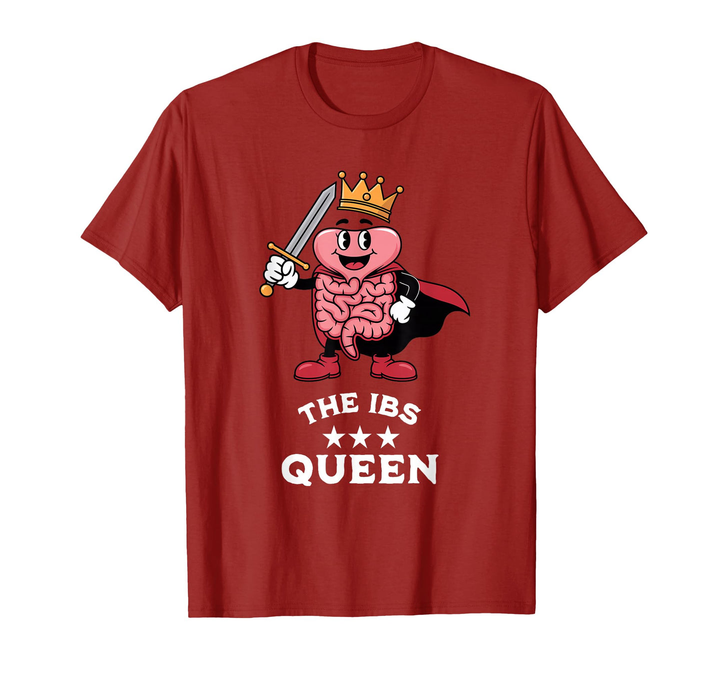 IBS Queen Funny Intestines Diarrhea Quote T-Shirt