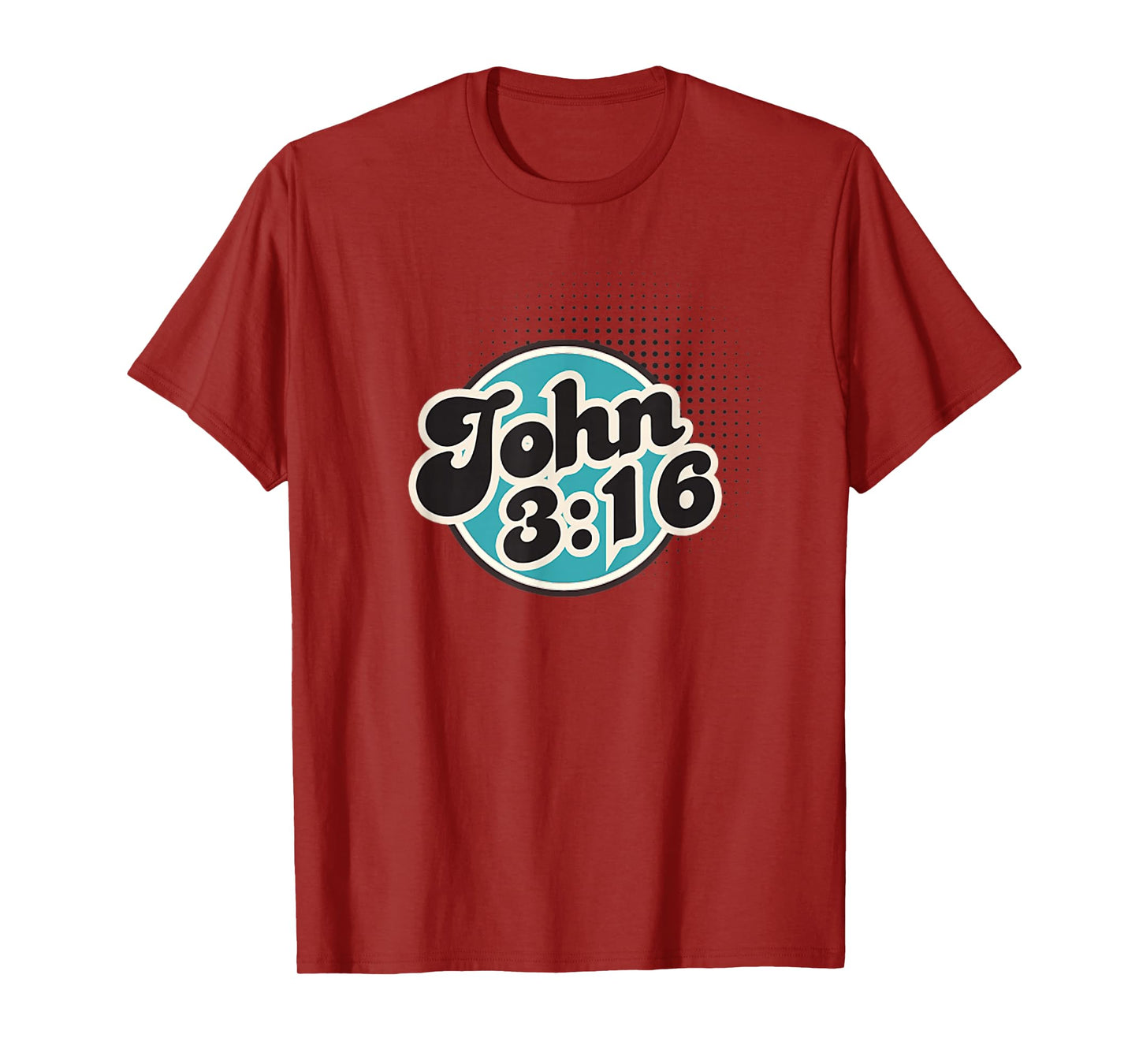 John 3:16 Retro, Men, Women and Youth T-Shirt