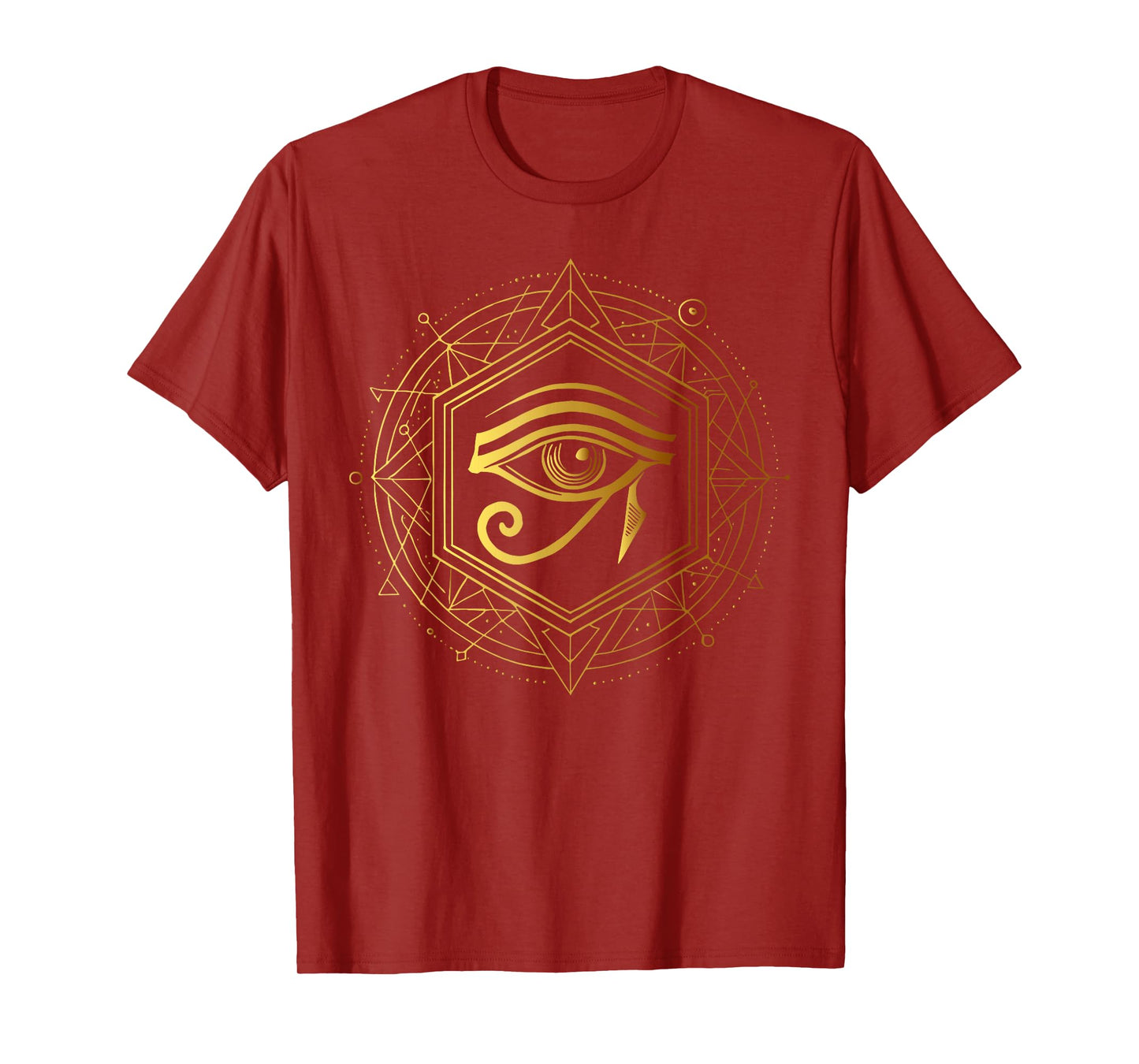 Mystical Eye of Horus Geometric Ancient Egypt T-Shirt