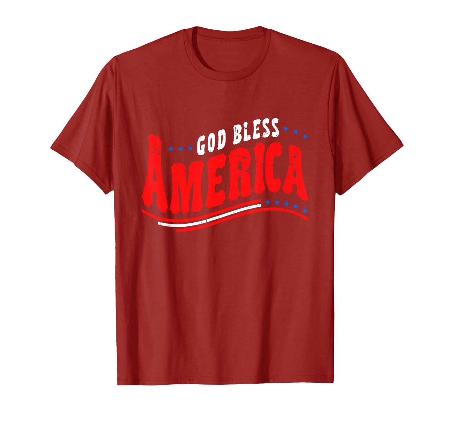 God Bless America Fourth of July Patriotic Christian T-Shirt