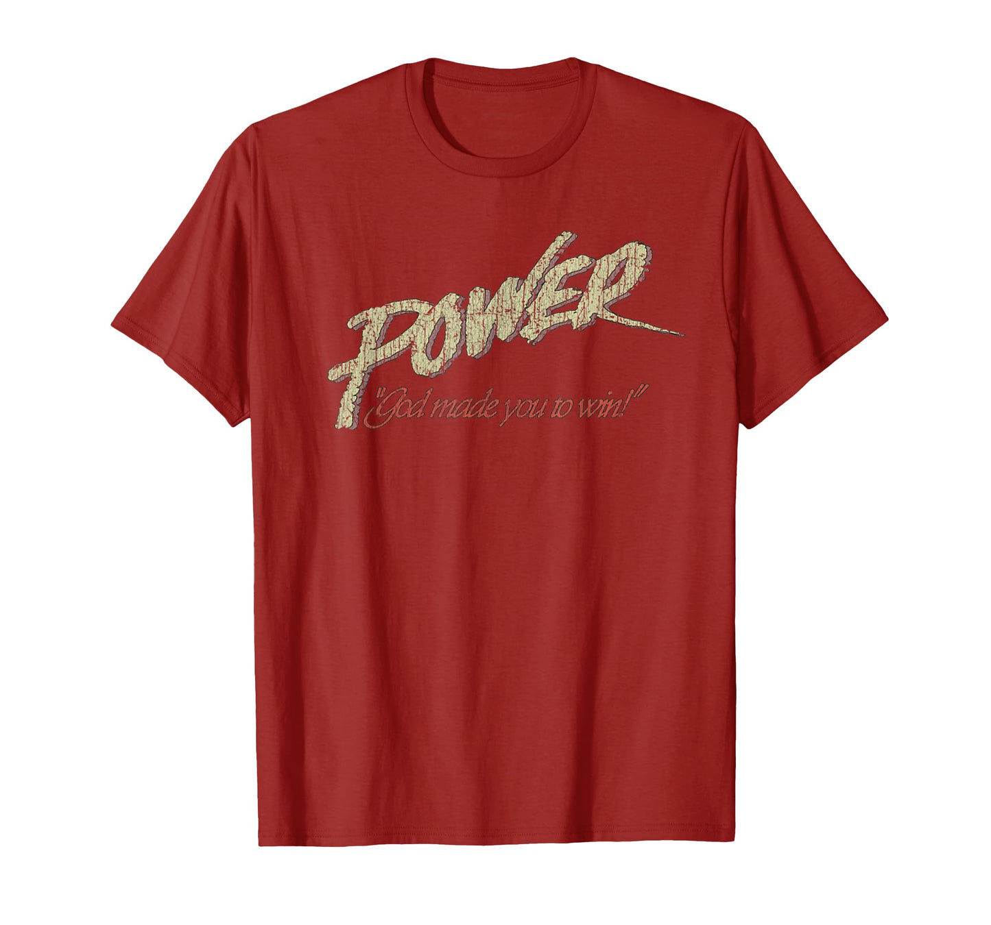 Vintage Power - God Made You To Win 1991 Christian Saying T-Shirt