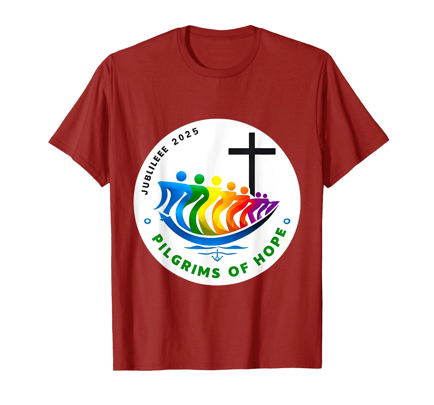 Jubilee 2025 Pilgrims of Hope for Faith Journey T-Shirt