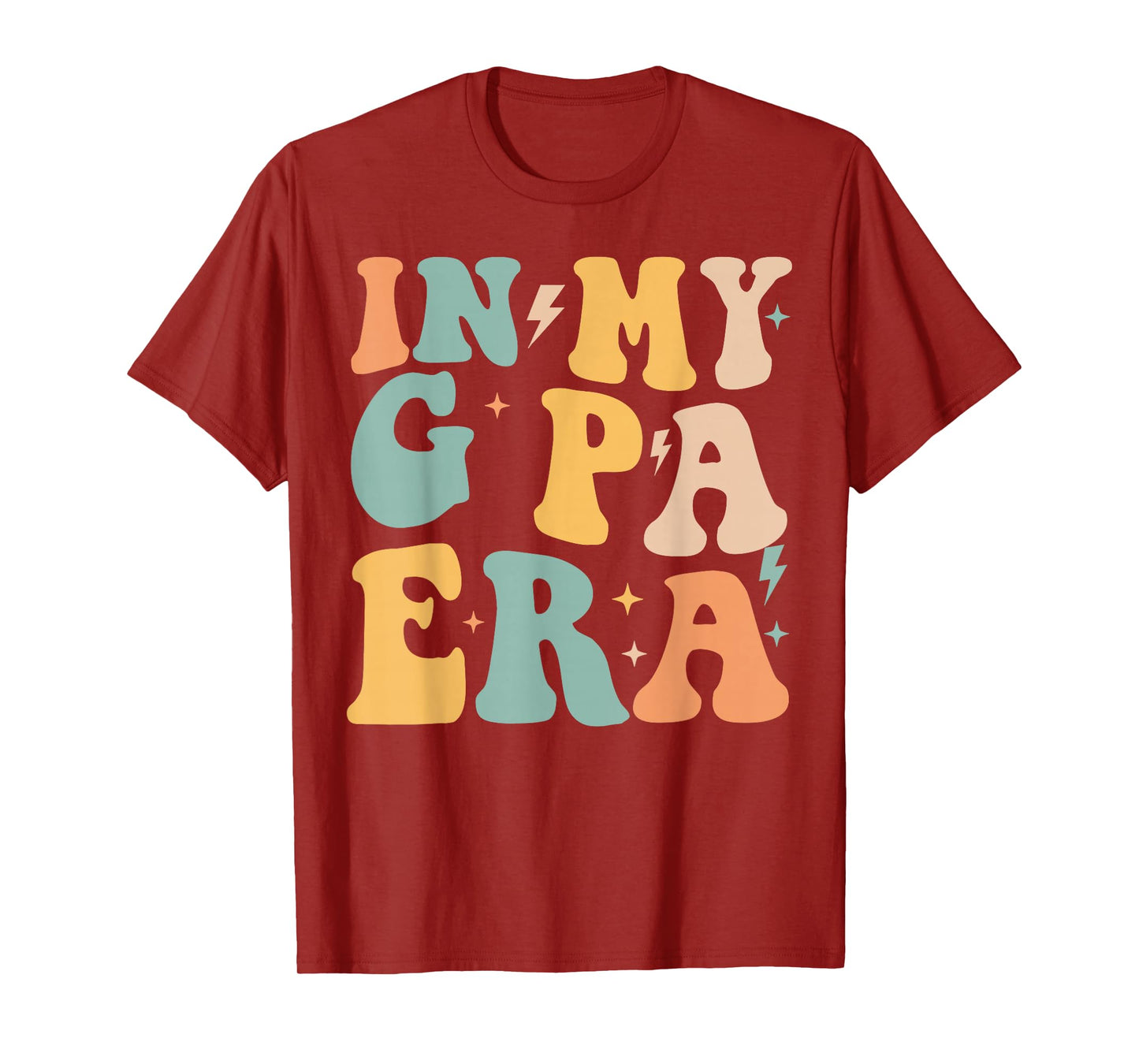 Retro Groovy In My G PA Era Father's Day T-Shirt