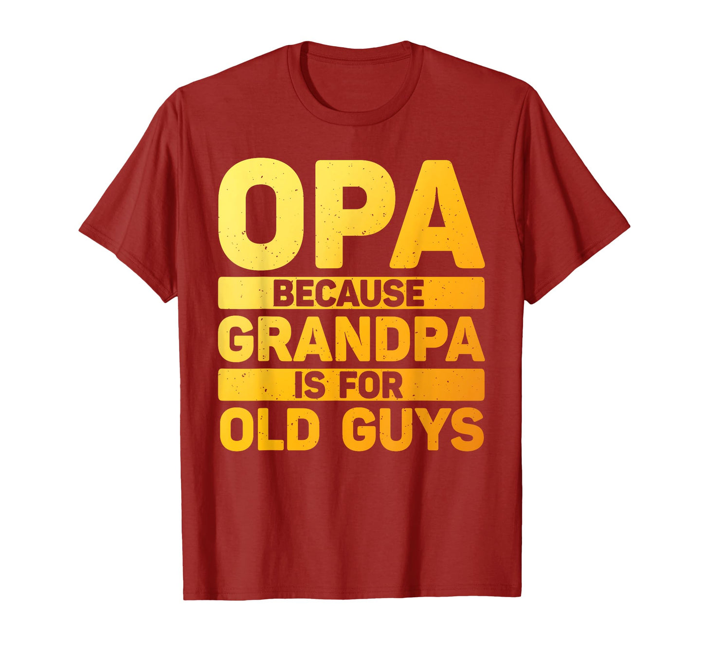Best Opa Design For Grandpa From Grandkids Father's Day Opa T-Shirt