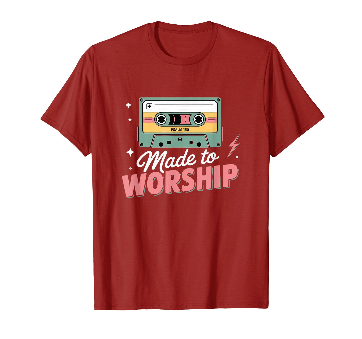 Made to Worship - Psalm 150 Cassette Tape Tee T-Shirt