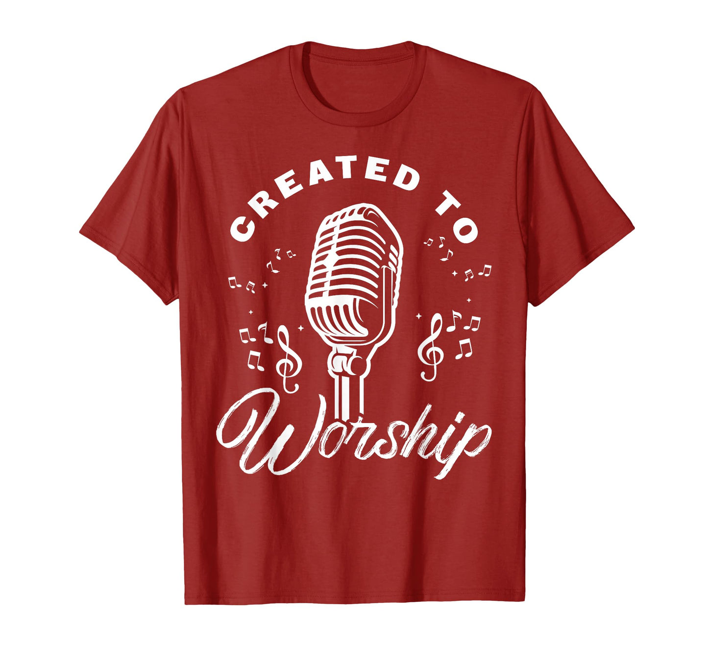 Created To Worship Gift Design For Christian God Fans T-Shirt