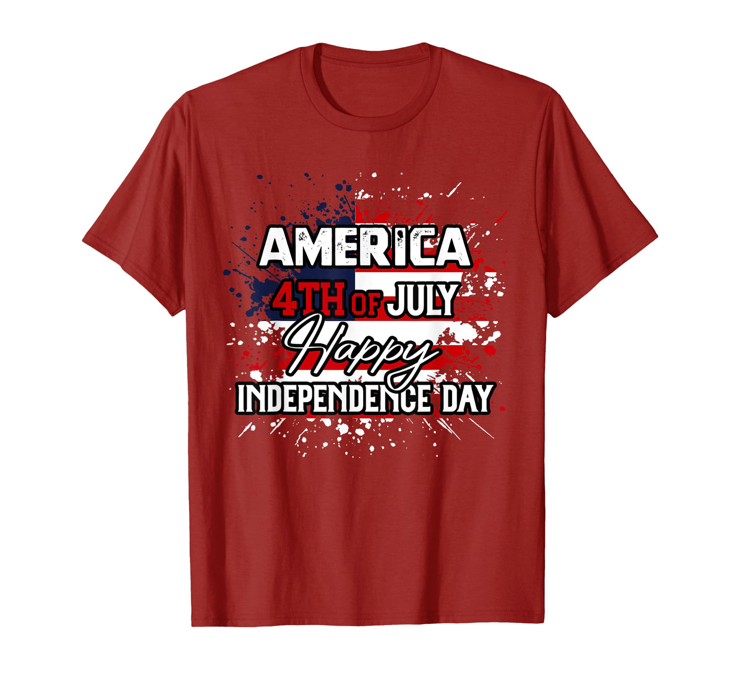 America Happy 4th of July Independence day Men women kids T-Shirt