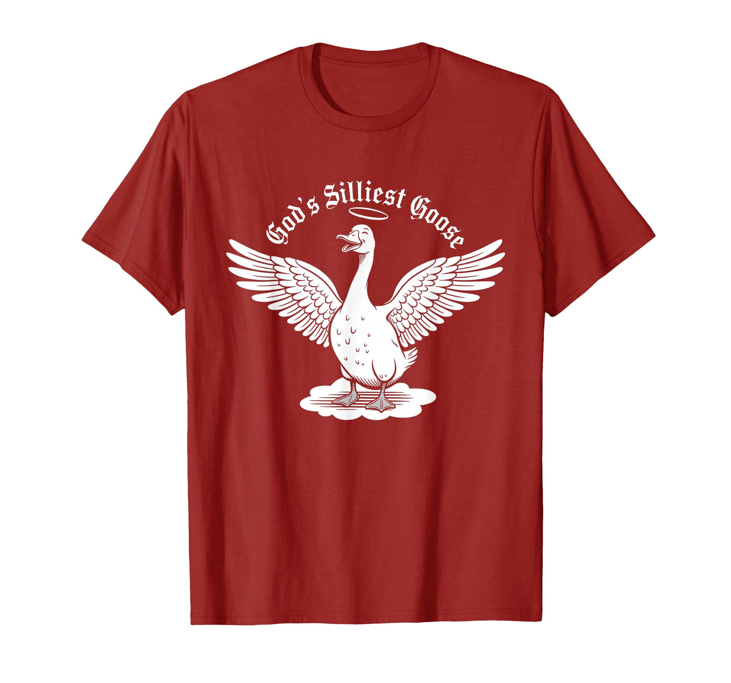 God's Silliest Goose Funny Goose Meme Design T-Shirt