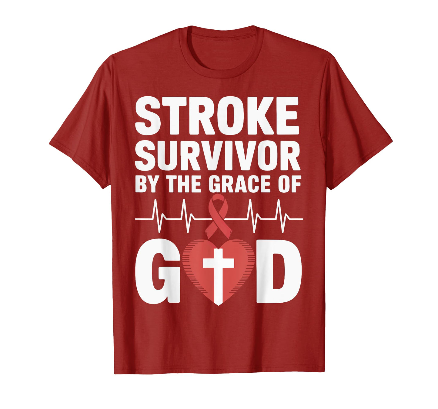 Stroke Survivor By The Grace Of God T-Shirt