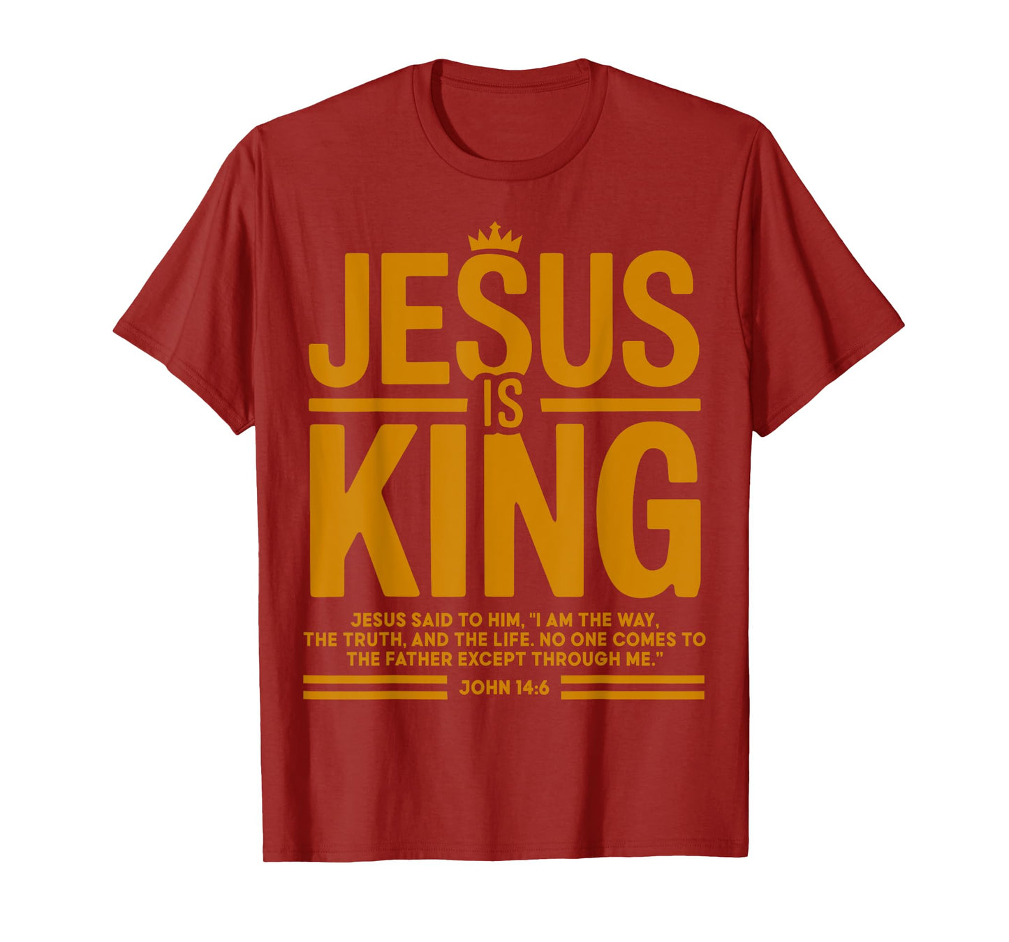 Toddler Boy Jesus Is King White Christian God Son Sister Mom T-Shirt