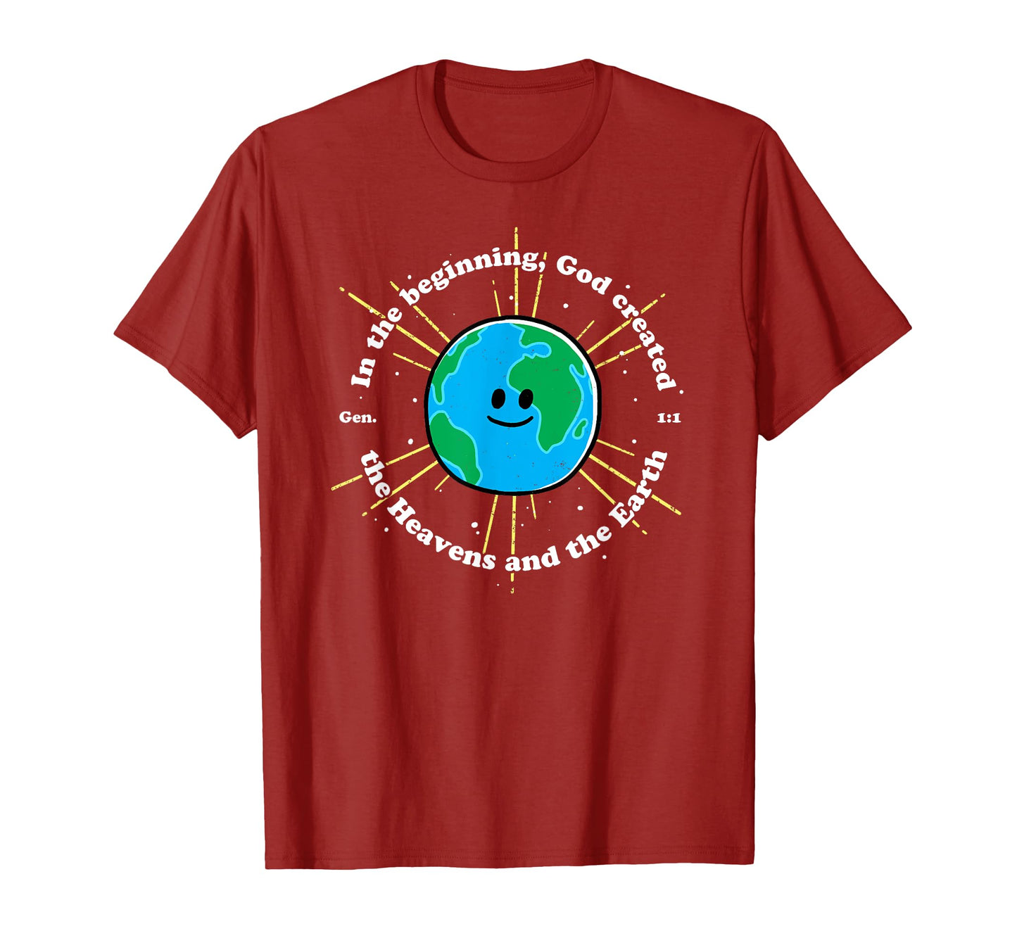 In the Beginning God Created the Heavens and the Earth T-Shirt