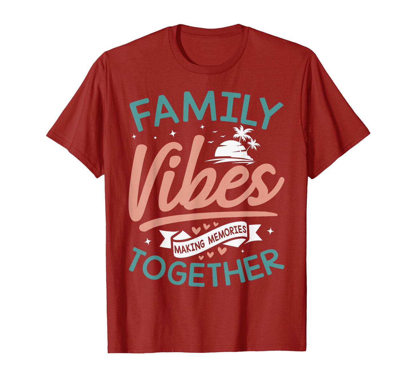Family Vibes Making Memories Group Matching Family Reunion T-Shirt