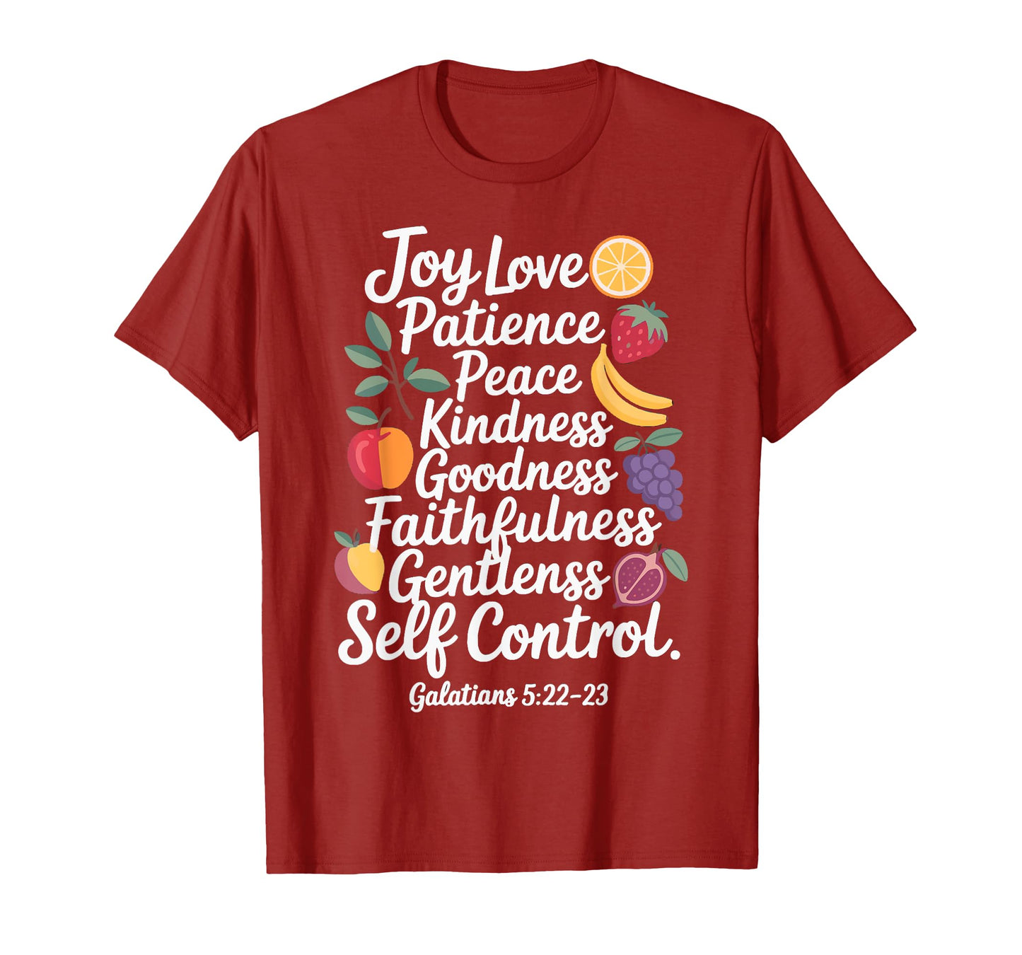 Awesome Galatians Fruit Of The Spirit Religious Verses T-Shirt