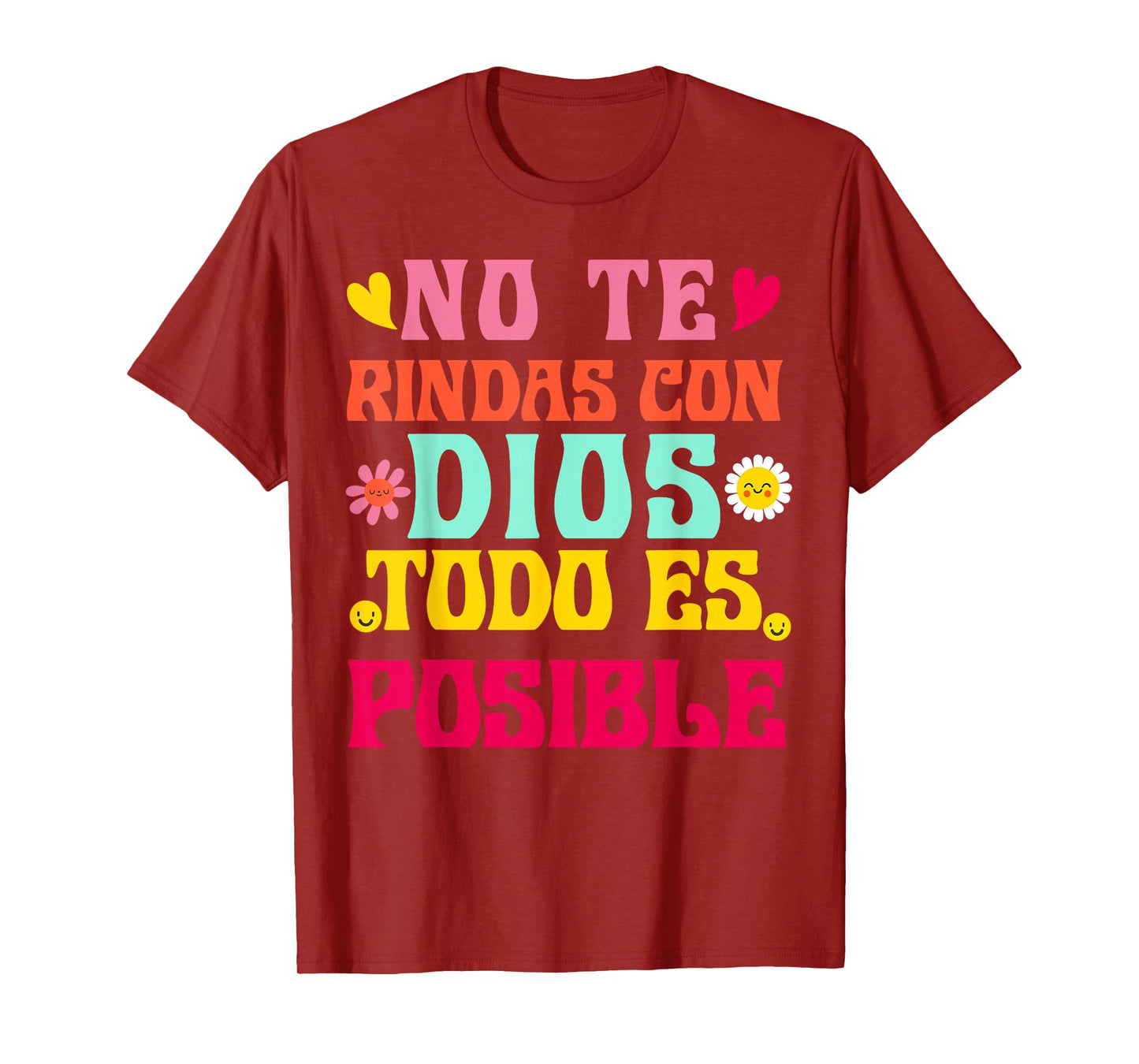 Camiseta Cristiana Para Mujer En Espanol Spanish Cristiano T-Shirt