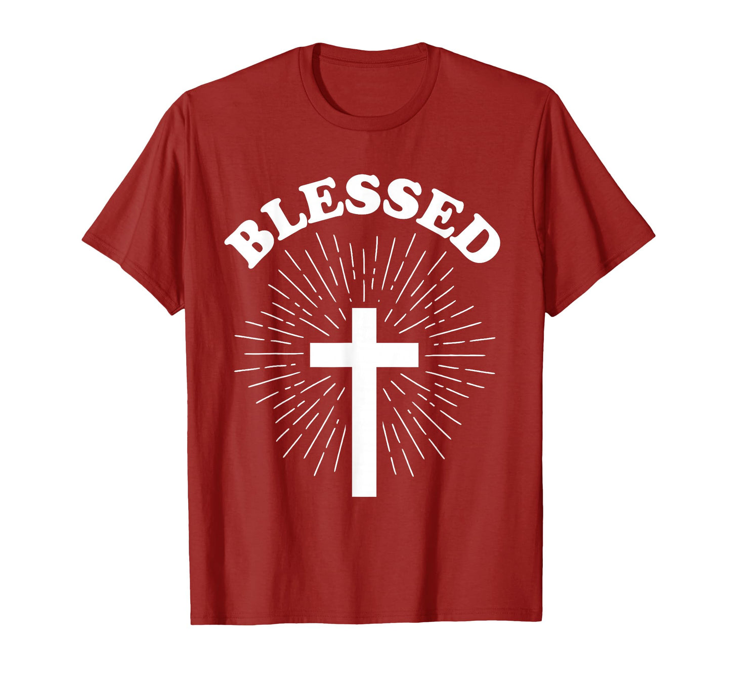 Vintage Blessed Christian Faith Cross Jesus Lover Spiritual T-Shirt