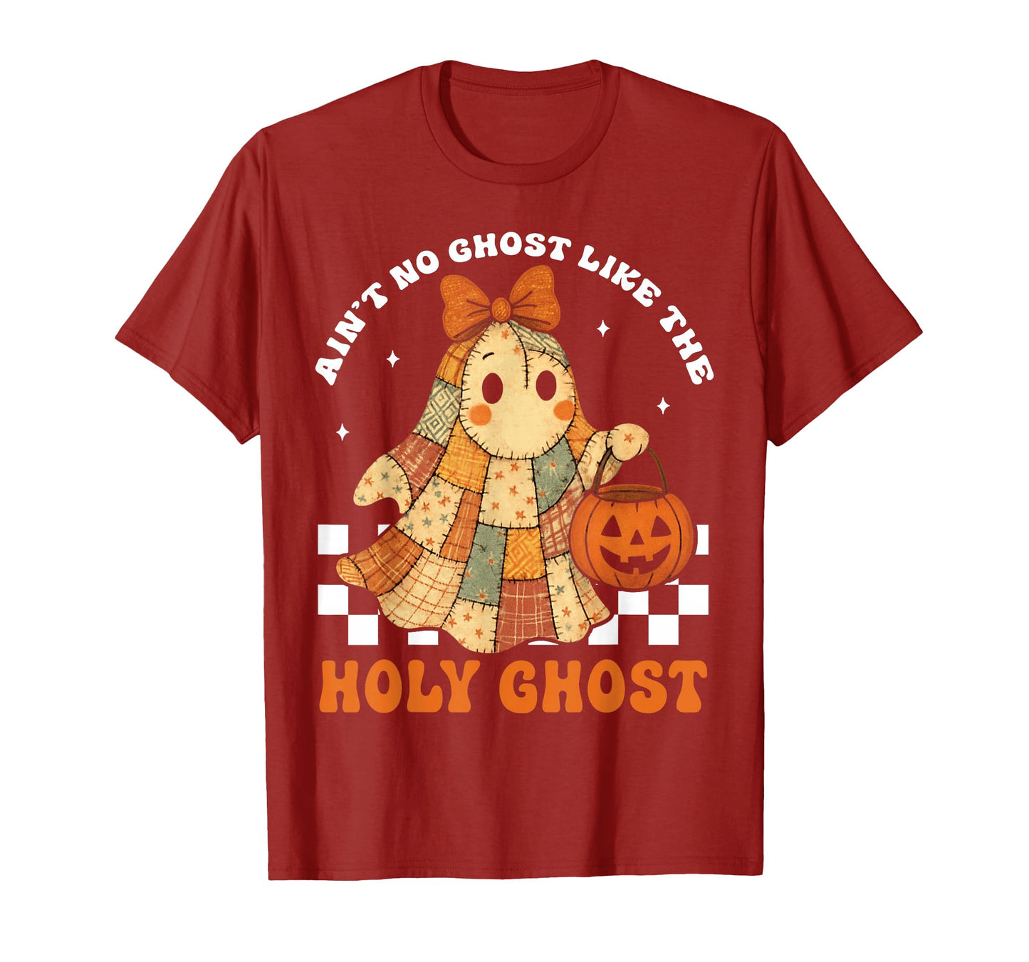 Groovy Ain’t No Ghost Like The Holy Christian Halloween T-Shirt