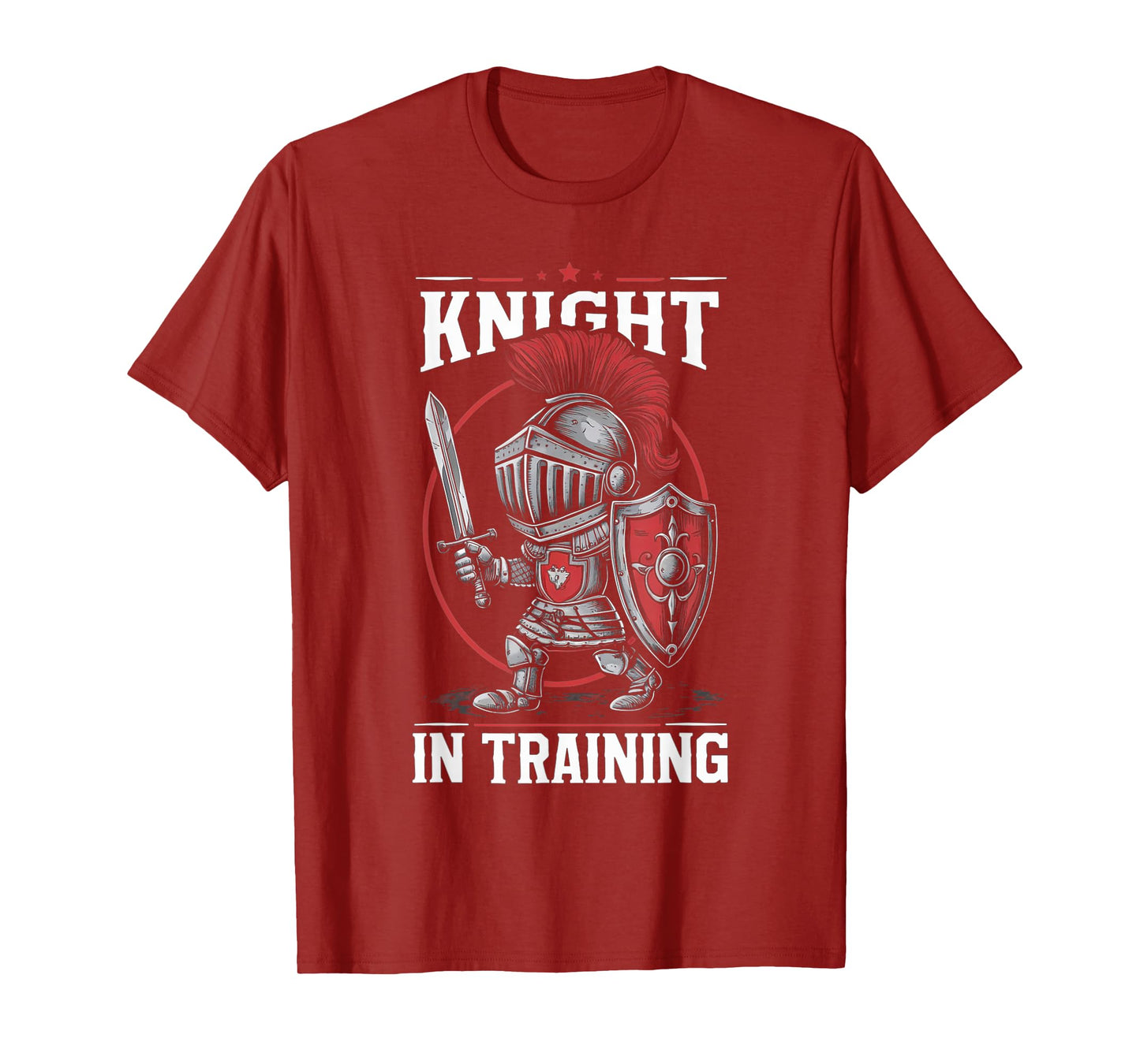 Kids Medieval Festival Boys Girls Men Women Tees Knight in Training Funny Kids Knights Lover T-Shirt