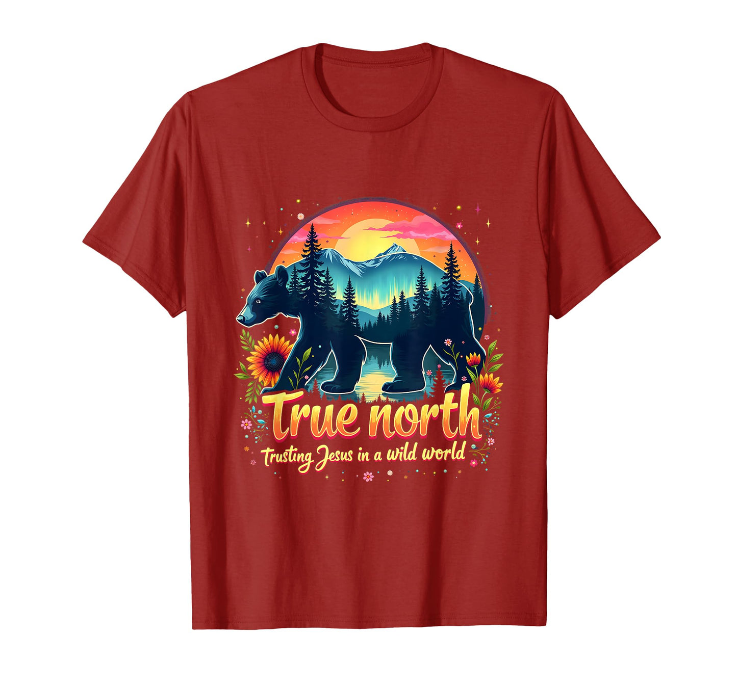 Christian Summer True North VBS 2025 Trusting Jesus Camp T-Shirt