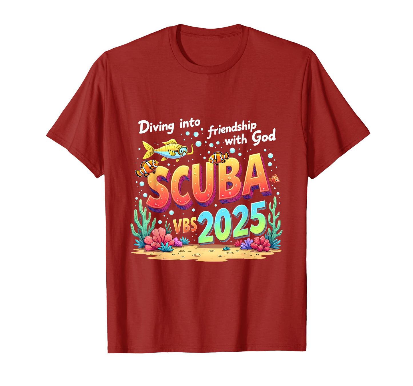 Scuba VBS 2025 Vacation Bible School Diving Into Friendship T-Shirt