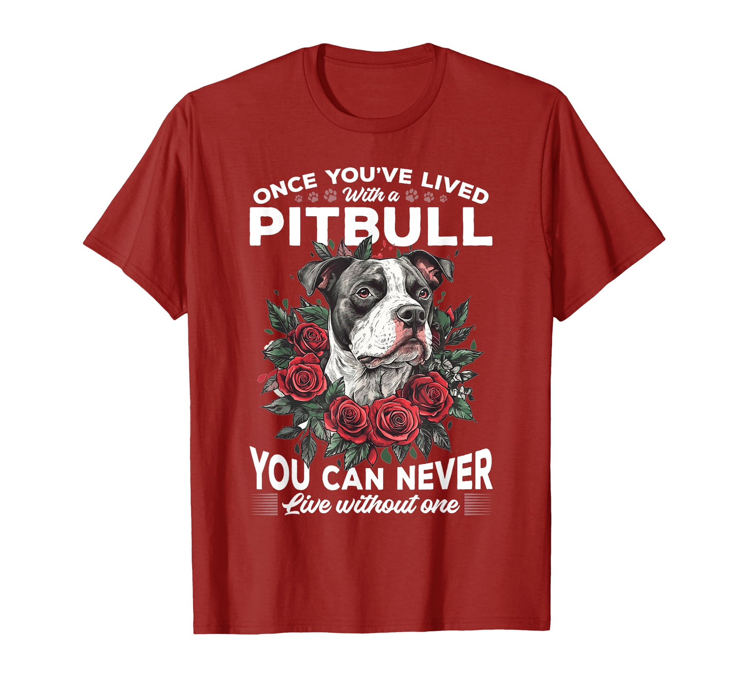 Pitbull Terrier Dog Owner T-Shirt for Men Women Kids