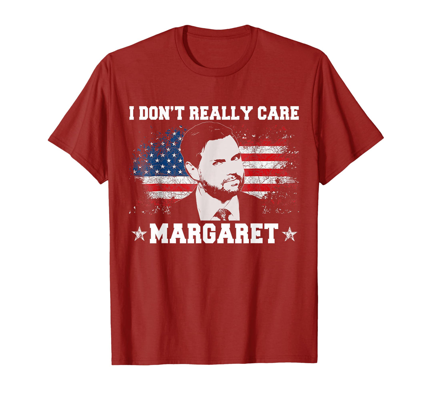 I Don't Really Care Margaret Funny Minimalist JD Vance T-Shirt