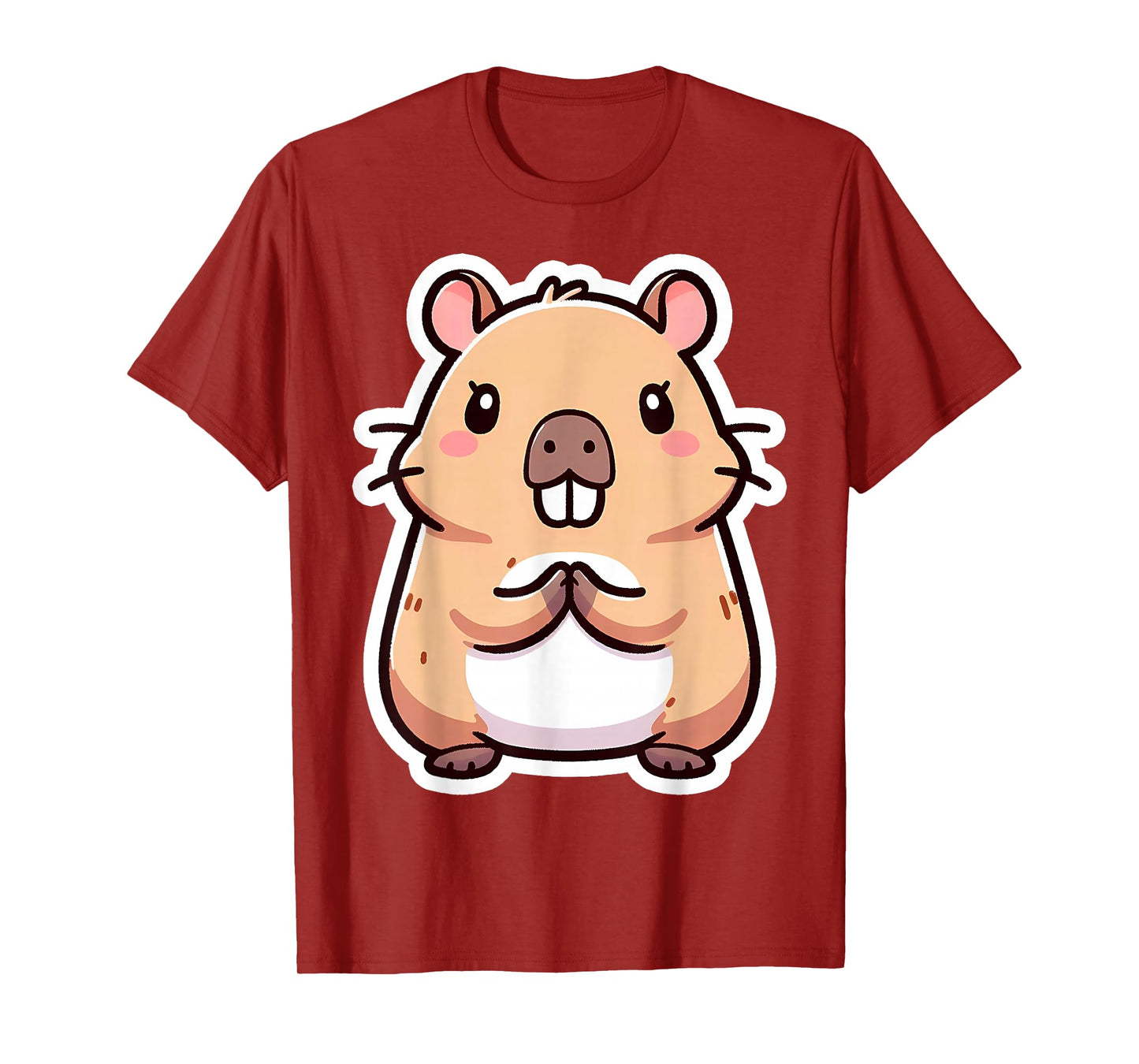 Capybara Christian Praying Jesus Christ Lord Savior Cute God T-Shirt