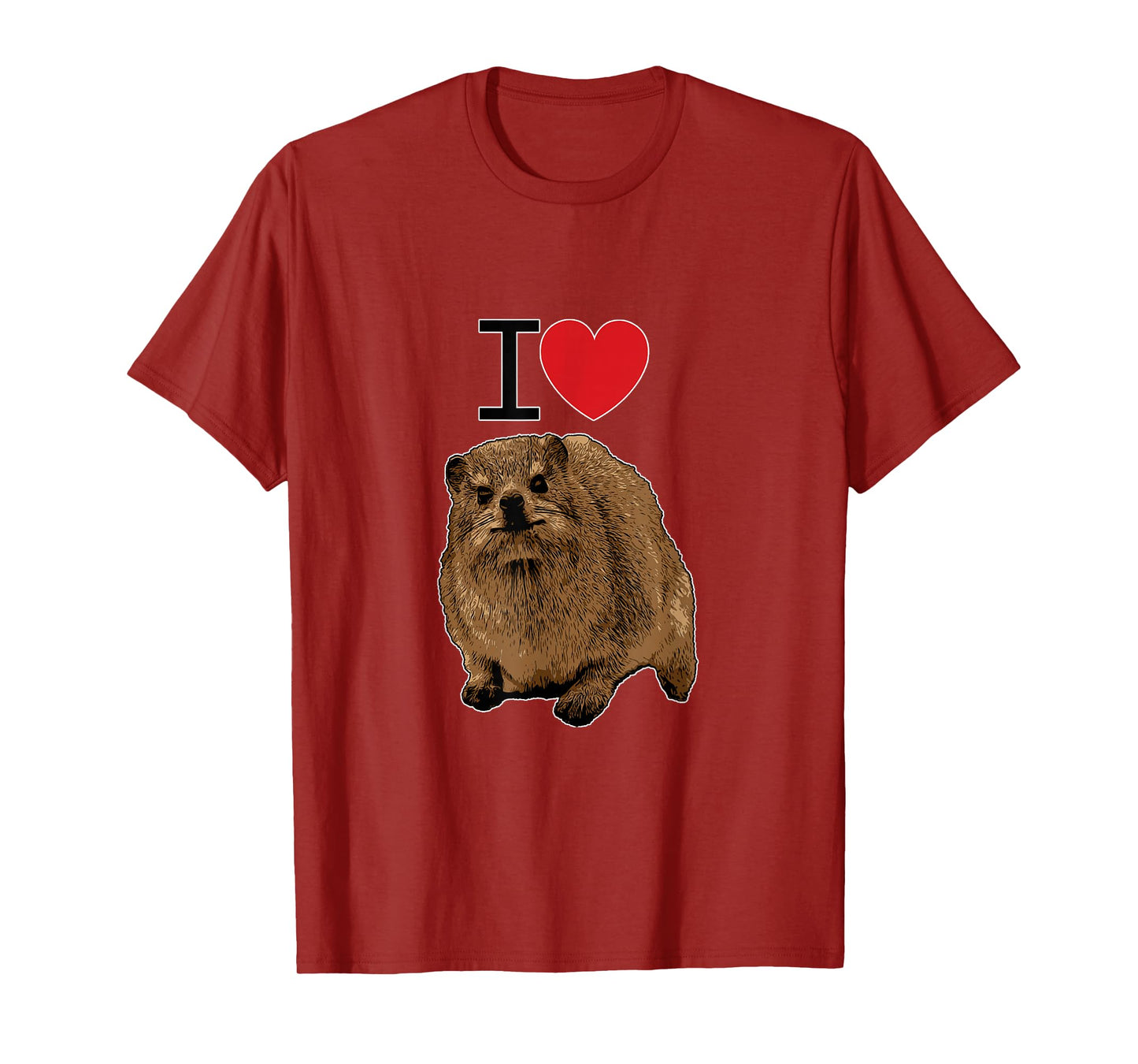 I love Rock Hyraxes | I love Daisies | I love Rabbits T-Shirt