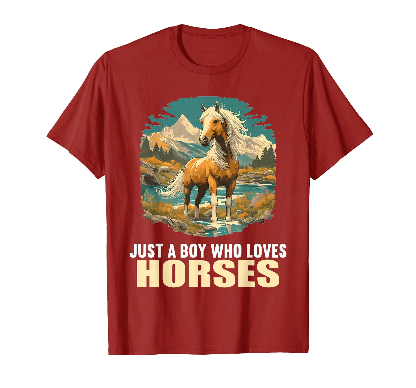 Just a Boy who loves Horses. Horses Horse T-Shirt
