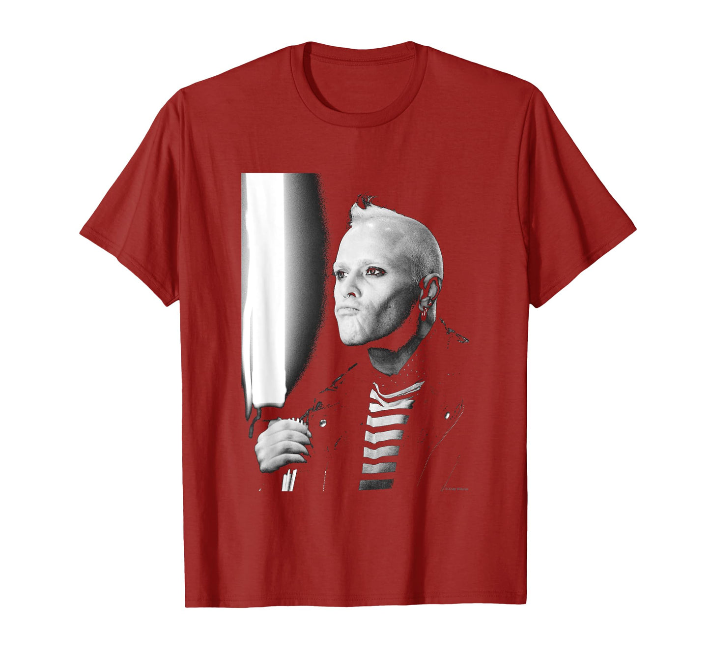 The Prodigy Keith Flint By Andy Willsher T-Shirt