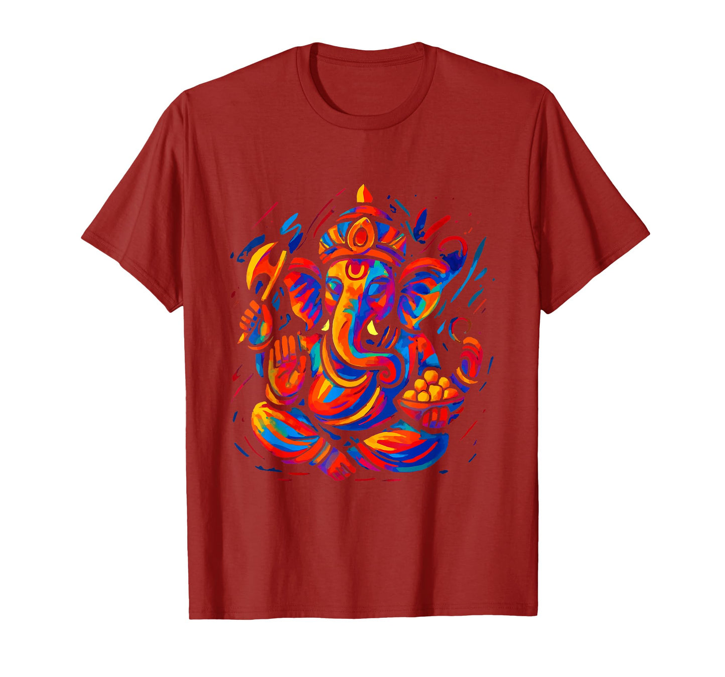 Ganesh Symbol Yoga Hindu Elephant God Ganesha Puja T-Shirt