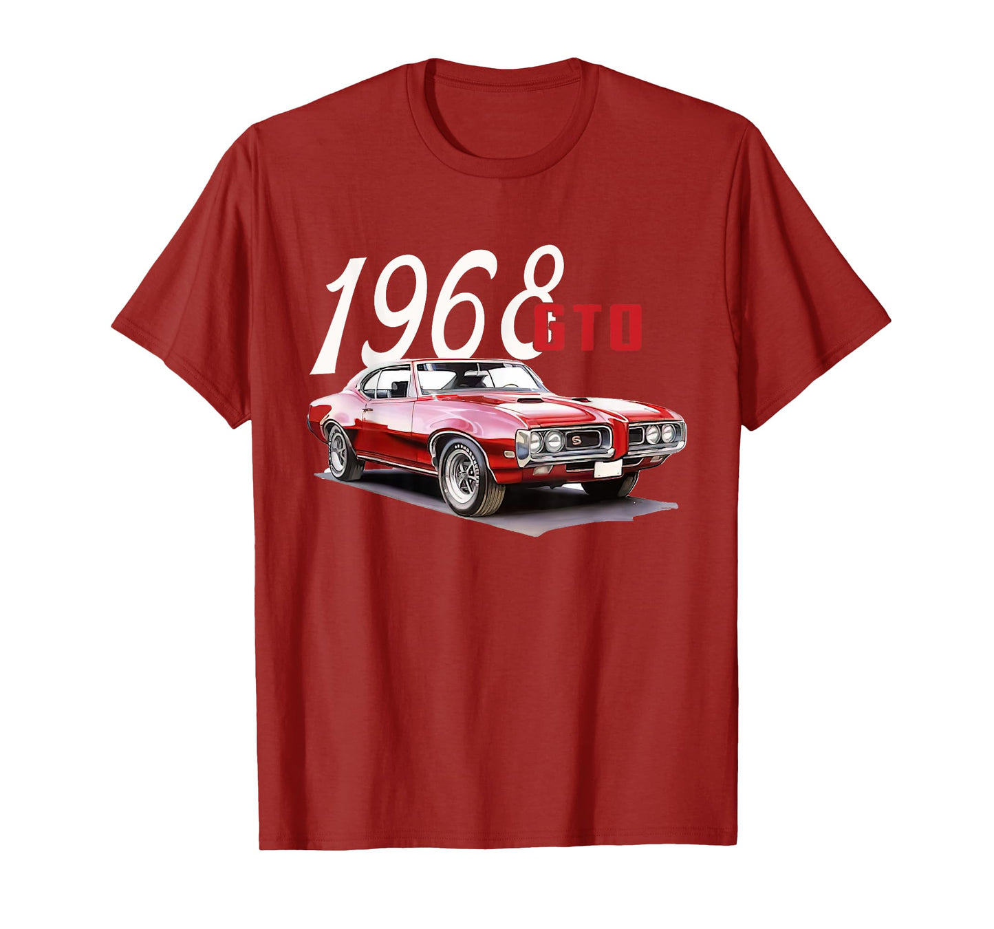 1968 68 GTO Classic Car Old School Muscle Car T-Shirt
