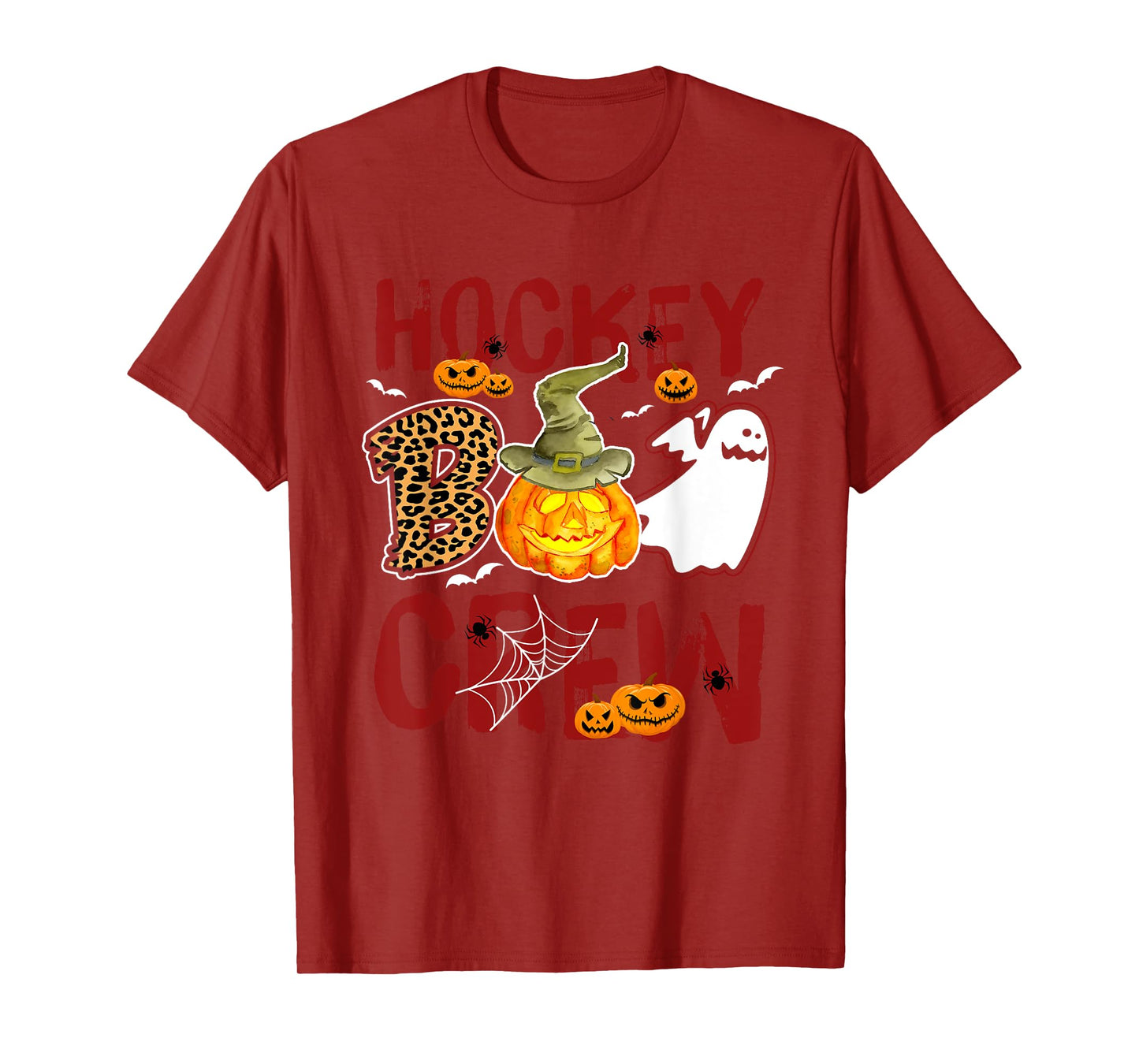 Hockey Boo Crew Halloween Players Coach Match T-Shirt