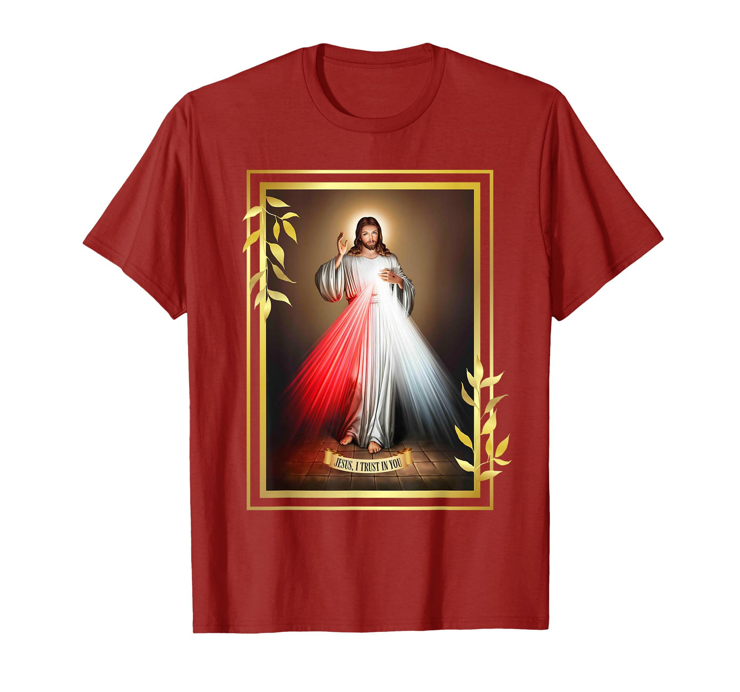Divine Mercy Jesus Christ "Jesus, I Trust In You" Catholic T-Shirt